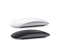 Inalámbrico Bluetooth 5.0 Mouse Mute Multi-ARC Touch Mouse Mouse mágico Ultrafino (Black)