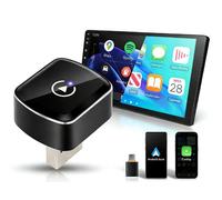 Inalámbrico Carplay Adaptador y Wireless Android Auto Adaptador, 2 EN 1 Stick para Convertir Android Auto/Car Play Cableado a Inalámbrico para Coche, Adattatore CarPlay Wireless Type-C/USB Plug & Play
