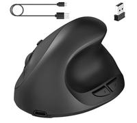 Inalámbrico, cómodo Agarre de Mano, opción de batería Recargable, silencioso, Sensor de precisión de Alto dpi, compatibilidad con PC portátil, Ideal para diseño de reducción de Fatiga