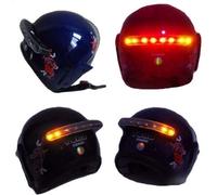 Inalámbrico DC 12V LED motocicleta casco montaje intermitente parada freno luz corriente