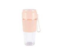 Inalámbrico Licuadora portátil de plástico, exprimidor eléctrico USB de 6 cuchillas, apagado automático de 40s for batidos, licuadora de hielo, jugo alta eficiencia