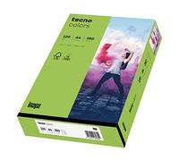 inapa Papel para impresora de color, papel de colores tecno Colors: 120 g/m², A4, 250 hojas, verde