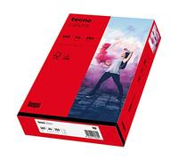 Inapa Papel para impresora de color, papel de colores tecno Colors: 160 g/m², A4, 250 hojas, rojo intenso