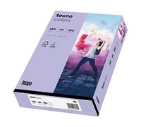 inapa Papel para impresora de color, papel de colores tecno Colors: 160 g/m², A4, 250 hojas, morado