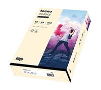 inapa Papel para impresora de color, papel de colores tecno Colors: 80 g/m², A4, 500 hojas, color gris claro