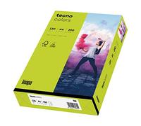inapa Papel para impresora de colores, papel de colores tecno Colors: 120 g/m², A4, 250 hojas, color verde brillante