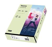 inapa Papel para impresora de colores, papel de colores tecno Colors: 160 g/m², A4, 250 hojas, color verde claro