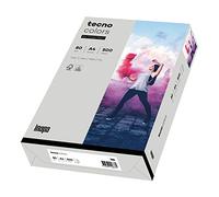 inapa Tecno - Papel para fotocopiadora (80 g/m², A4, 500 hojas), color gris