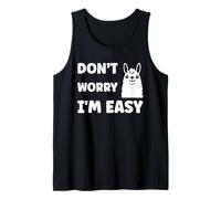Inappropriate Not Picky Funny Ask Don't Worry I'm Easy Camiseta sin Mangas