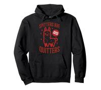 Inappropriate Spitters Quitters Llama Humor Adulto Mujeres Hombres Sudadera con Capucha