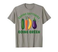 Inapropiado Divertido Ahorrar Baterías Volviendo Verde Humor Adulto Camiseta