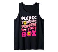 Inapropiado Please Tongue-Punch My Fart Box Cringe Groovy Camiseta sin Mangas