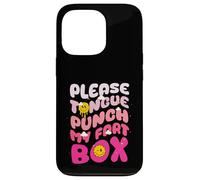 Inapropiado Please Tongue-Punch My Fart Box Cringe Groovy Carcasa para iPhone 13 Pro
