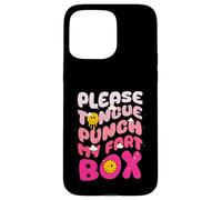 Inapropiado Please Tongue-Punch My Fart Box Cringe Groovy Carcasa para iPhone 15 Pro Max