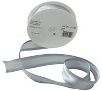 Inastri - Cinta bies de satén de Acetato, 25/5/ 5 mm, Color Gris 2057