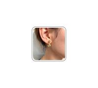 Inateannal Boho Bola Pendientes De La Chaqueta Del Oído Doble Bola Stud Pendientes De Oro Bola Redonda Gota Pendientes De La Vendimia Bola De Delante Hacia Atrás Pendientes De La Joyería Para Las