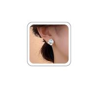 Inateannal Boho Esmalte Pendientes De Flores Blanco Camelia Pendientes De Flores De Oro Pendientes De Perno Florales Vintage Pequeños Pendientes Florales Joyas Para Mujeres Y Niñas