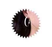 Inateannal Círculo Pendientes De Aro Para Las Mujeres Gran Círculo Hueco Pendientes Colgantes Esmalte Blanco Círculo Pendientes Declaración Ronda Gota Pendientes Joyas Para Mujeres Y Niñas