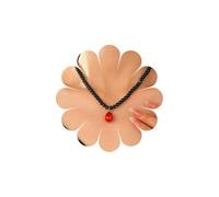 Inateannal Negro De Cuentas Collar Gargantilla Lágrima Collar De Perlas Colgante Collares De Perlas Collares De Cuentas De Cadena De Piedras Preciosas Ronda Cuentas De Joyería Para Las