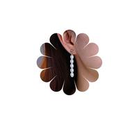Inateannal Pendientes colgantes de cadena de perlas bohemias Pendientes largos de borla de perlas Pendientes de cadena de perlas pequeñas Pendientes de perlas blancas Pendientes de boda de perlas