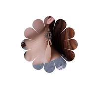 Inateannal Pendientes de filigrana de plumas largasPendientes de borla de plumas marrones Joyas de estudios de filigrana étnica vintage para mujeres