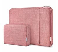 Inateck 360 ° protección Completa de 13 Pulgadas Compatible con 13 MacBook Air M3/M2/M1 2025-2018,13 MacBook Pro M2/M1 2022-2016,Surface Pro 11/10/9/X/8/7/6/5/4/3, XPS13, 12.9 iPad Pro,Rosado