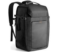 Inateck 38L Mochila de Viaje,TSA Friendly Mochila de Equipaje de Mano para Hombres y Mujeres,Apta para Portátiles de 17'' y Pad de 12'',Mochila de Cabina con Compartimento Separado para Zapatos,Negro