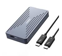 Inateck 40Gbps M.2 NVMe SSD Enclosure, Aluminum Hard Drive Enclosure, USB4.0/Thunderbolt 4, Instalación sin Herramientas, Soporta 2230/2242/2260/2280 SSDs, M-Key, FE2028
