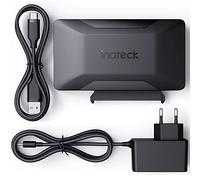 Inateck Adaptador USB SATA 3.2 Gen 2 para Disco Duro SSD de 2,5/3,5 Pulgadas, Fuente de alimentación de 12 V/2 A incluida, transmisión bidireccional