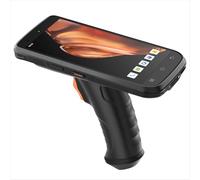 Inateck Android 12 PDA - Escáner de código de barras PDA de 6 pulgadas, pantalla táctil completa, lector 1D/2D con empuñadura de pistola, escáner Bluetooth IP66 6500 mAh, Wi-Fi 6 y 4G, para minoristas