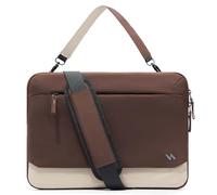 Inateck Bolsa de Hombro 360° Protección para portátil, Gran Capacidad, Compatible con MacBook Pro 14 Pulgadas M5/M4/M3/M2/M1 Pro/MAX (2025-2021) A3434 A3112 A3401 A3185 A2992 A2918 A2779, Marrón