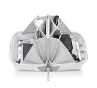Inateck Bolsa para Cables,Accesorios para Ordenador portátil, Organizador para Disco Duro,USB Stick,Tarjetas SD,Resistente a Salpicaduras, Apto para Viajes,Aurora