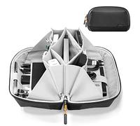 Inateck Bolsa para Cables, Accesorios para Ordenador portátil, Organizador para Disco Duro, USB Stick, Tarjetas SD, Accesorios de Viaje, Resistente a Salpicaduras, Apto para Viajes, AB03007, Negro