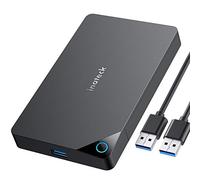 Inateck Carcasa Disco Duro USB 3.0 a SATA para SATA HDD/SSD 9.5mm/ 7mm 2.5" Pulgada, Soporta UASP, Optimizado para SSD, Herramienta Libre, Negro