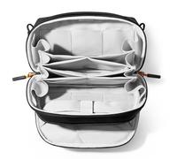 Inateck Electronics Organizer, Bolsa para Accesorios,Almacenamiento práctica y portátil, Apta para Viajes,Negro