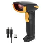 Inateck Escáner de Código de Barras 1D Bluetooth, Batería 2600mAh, Lector CCD Inalámbrico Plug-and-Play para Inventario y Almacén, Compatible con Windows, Mac, iOS, Android, BCST-24