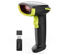 Inateck Escáner de Código de Barras Bluetooth AI, Escáner de Código 1D Inalámbrico, Escáner Portátil con App y SDK, Batería de 2000mAh, BCST-21 AI Verde
