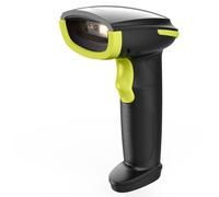 Inateck Escáner de Código de Barras Bluetooth, Lector de Código de Barras Inalámbrico USB 1D 2D Portátil, 1 Carga 3 Meses, Lector Código Barras con App y SDK, BCST-23, Verde