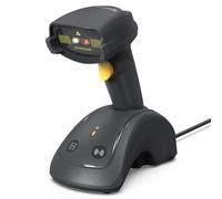 Inateck Escáner de código de barras inalámbrico, QR Code Scanner con Smart Base, 1D/2D, Bluetooth/2.4G/USB 3 en 1, compatible con Windows/iOS/Android/Mac/Linux para minoristas/almacenes/logística