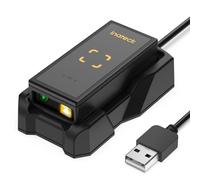 Inateck Escáner de Códigos de Barras Bluetooth, Escáner 1D 2D QR Inalámbrico 2.4GHz, Escáner Láser Portátil, Mini Escáner de Códigos de Barras con App y SDK, BCST-46
