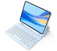 Inateck Funda con teclado compatible con iPad Air 6 11 pulgadas 2024, iPad 10 Gen 2022, iPad Air 5/4 (2022/2020) 10,9 pulgadas, iPad Pro 11 4/3/2/1, QWERTZ, con soporte para bolígrafo, extraíble,