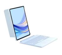 Inateck Funda con Teclado Compatible con iPad Air de 13 Pulgadas (2024), iPad Pro de 12,9 Pulgadas 6/5/4/3 Gen, Soporte de Formato Vertical/Horizontal, Almohadilla táctil extraíble con