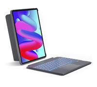 Inateck Funda con Teclado Compatible con iPad Air de 13 Pulgadas (2024), iPad Pro de 12,9 Pulgadas 6/5/4/3 Gen, Soporte de Formato Vertical/Horizontal, Almohadilla táctil extraíble con