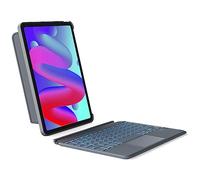 Inateck Funda con teclado para iPad Air 6 de 11 pulgadas 2024, iPad Air 5/4 de 10,9 pulgadas, iPad Pro de 11 pulgadas 4/3/2/1, soporte vertical / horizontal, panel táctil extraíble con iluminación de