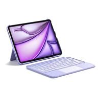 Inateck - Funda con Teclado para iPad de 10 generación, iPad Air 6 11" 2024, iPad Air 5/4 de 10,9", iPad Pro 11 4/3/2/1 Gen, extraíble, con Panel táctil, QWERTZ, KB04122