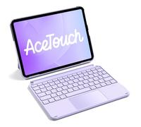 Inateck - Funda con Teclado para iPad de 10 generación, iPad Air 6 11" 2024, iPad Air 5/4 de 10,9", iPad Pro 11 4/3/2/1 Gen, extraíble, con Panel táctil, QWERTZ, KB04122
