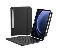 Inateck Funda con Teclado para Samsung Galaxy Tab S10 FE/S9 FE/S9, Teclado para Tablet Formato Vertical u Horizontal, extraíble, con Panel táctil, QWERTZ, AceTouch N0064