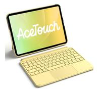 Inateck Funda con teclado, teclado ultraligero para iPad 10/11 generación A16 2025 11 pulgadas, iPad Air 11 pulgadas M3/M2 (2025/2024), Air 5/4, Pro 11 4/3/2/1, extraíble, con panel táctil, QWERTZ