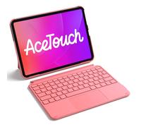Inateck Funda con teclado, teclado ultraligero para iPad 10/11 generación A16 2025 11 pulgadas, iPad Air 11 pulgadas M3/M2 (2025/2024), Air 5/4, Pro 11 4/3/2/1, extraíble, con panel táctil, QWERTZ