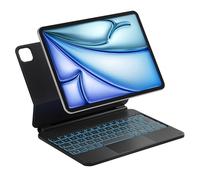 Inateck Funda magnética con Teclado para iPad Air de 11 Pulgadas 2024 (M2), iPad Air 5/4 Gen 2022, Magic Keyboard para iPad Pro de 11 Pulgadas 4/3/2/1, Soporte Independiente, retroiluminación de 7